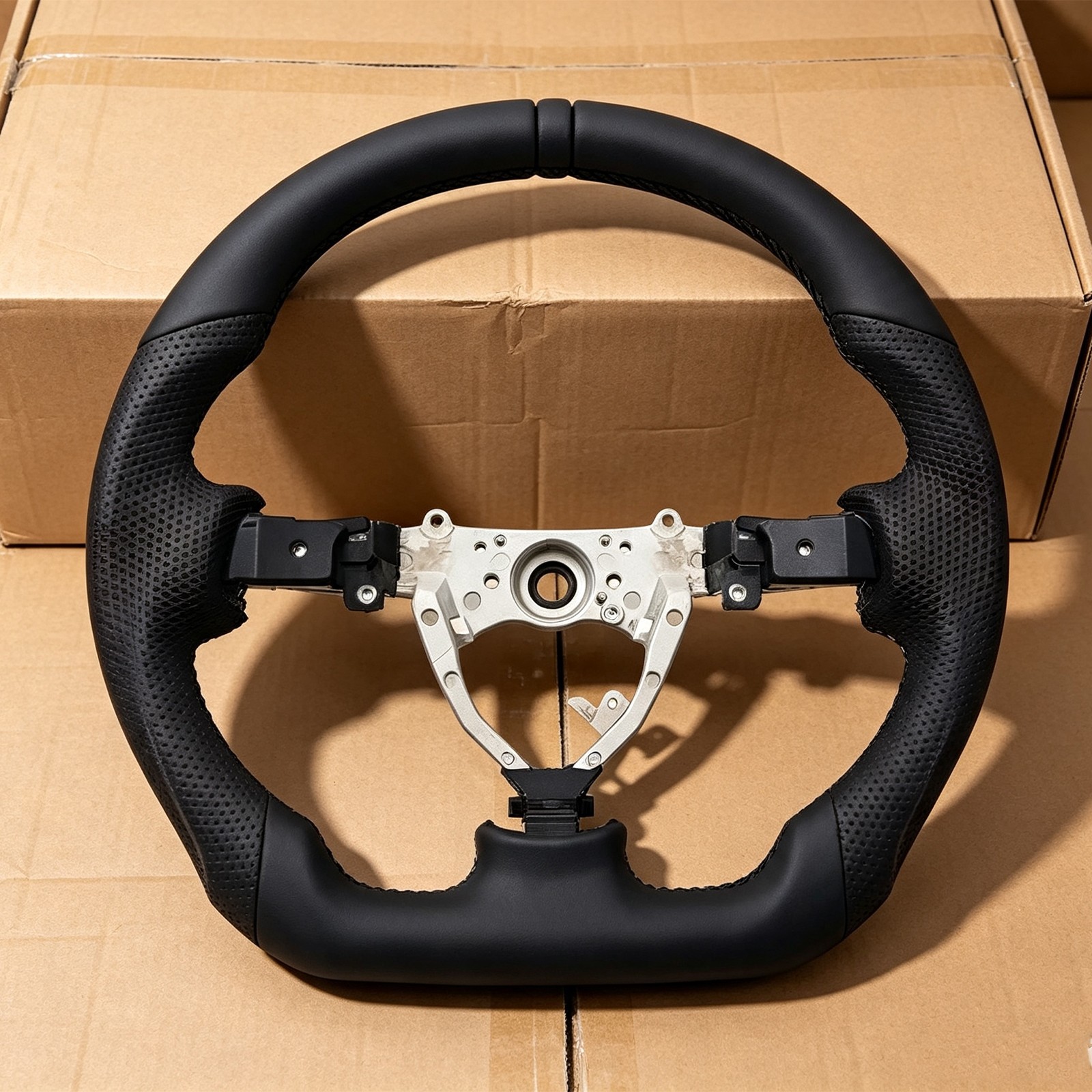 New 3D Black Ring Sports Steering Wheel Fits For Toyota FJ Cruiser 2007-2020