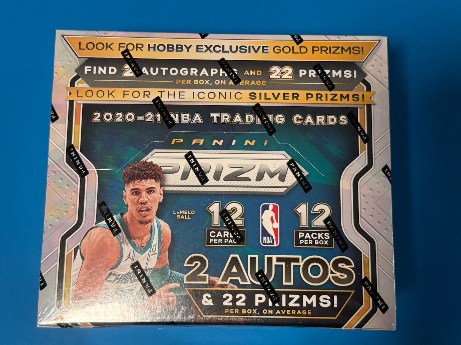 2020-21 Panini Prizm NBA Basketball Hobby Box - 12 Packs - Factory Sealed