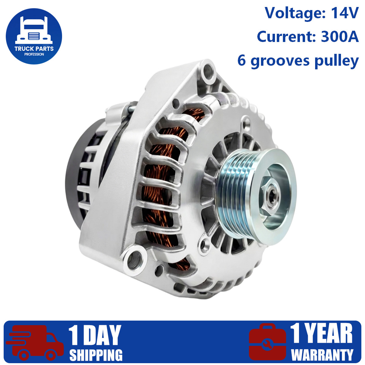 300A 14V High Output Alternator For Cadillac Escalade Chevy Avalanche 2007-2011