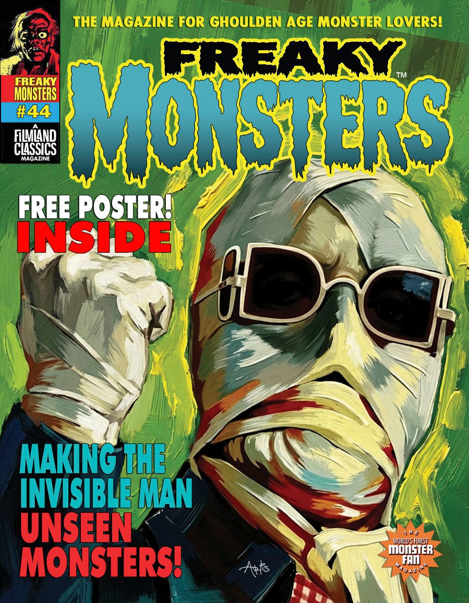 FREAKY MONSTERS 44  New Like the 1960s Famous Monsters only better