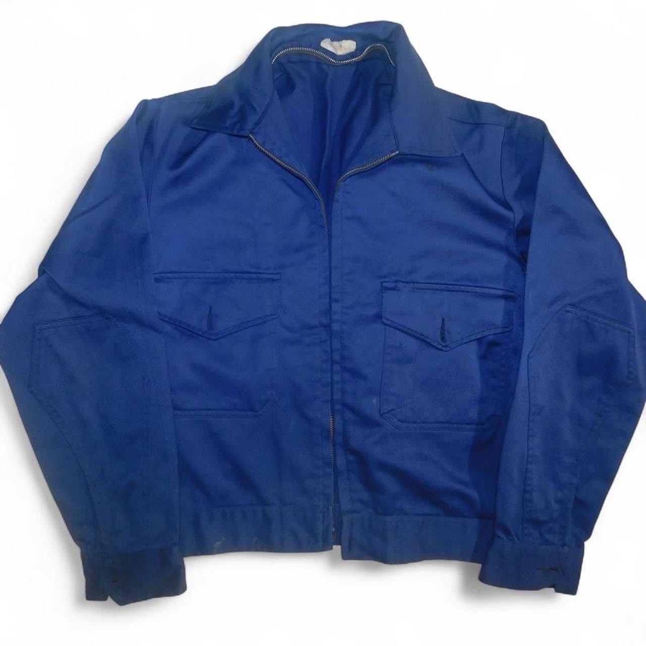 VTG Champion Workwear Jacket Gabardine Ricky Ike Mechanic Rockabilly 50s 60s