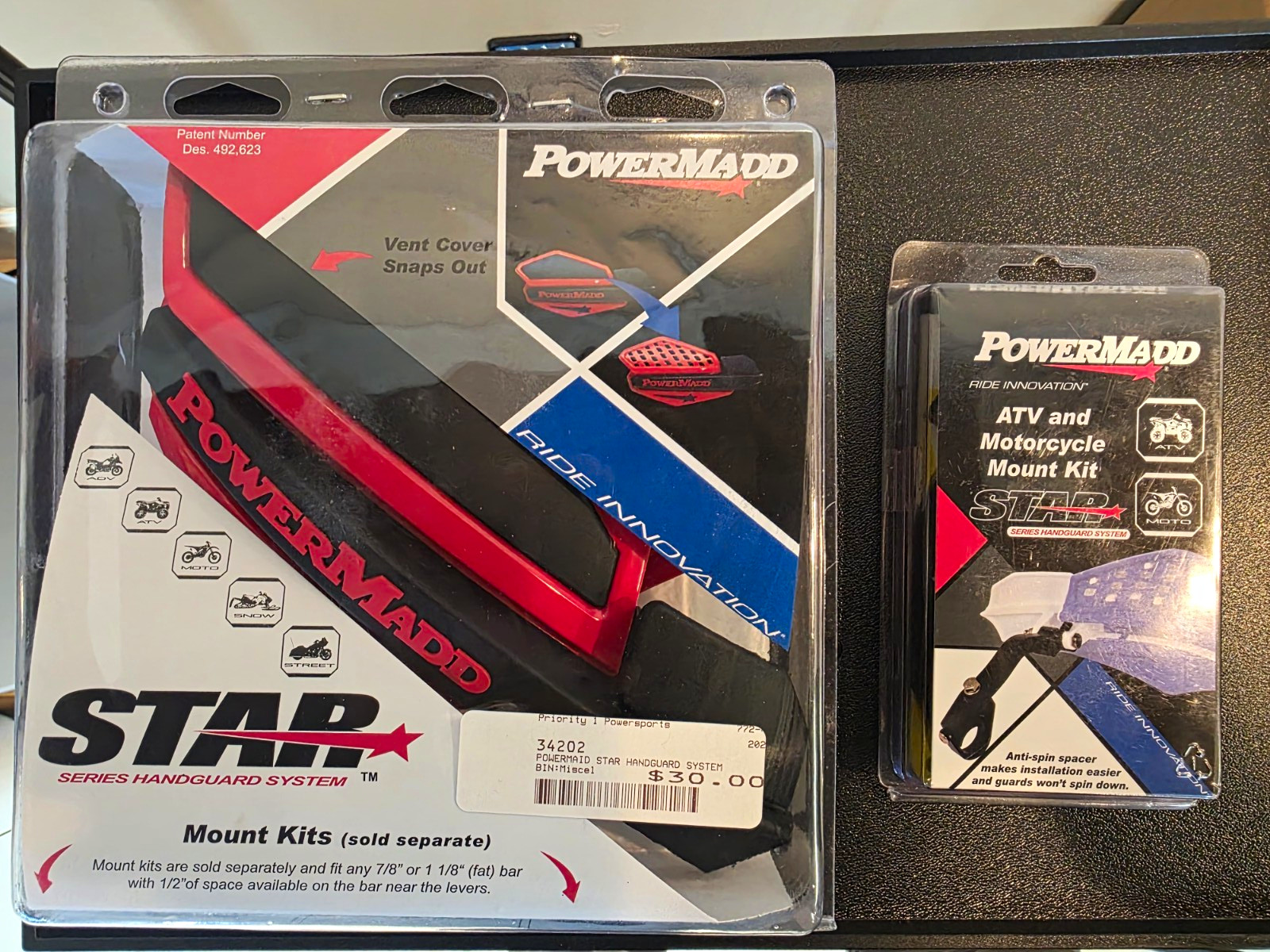PowerMadd Star Series Handguard Protector w/ Mount kit | 34202/34252