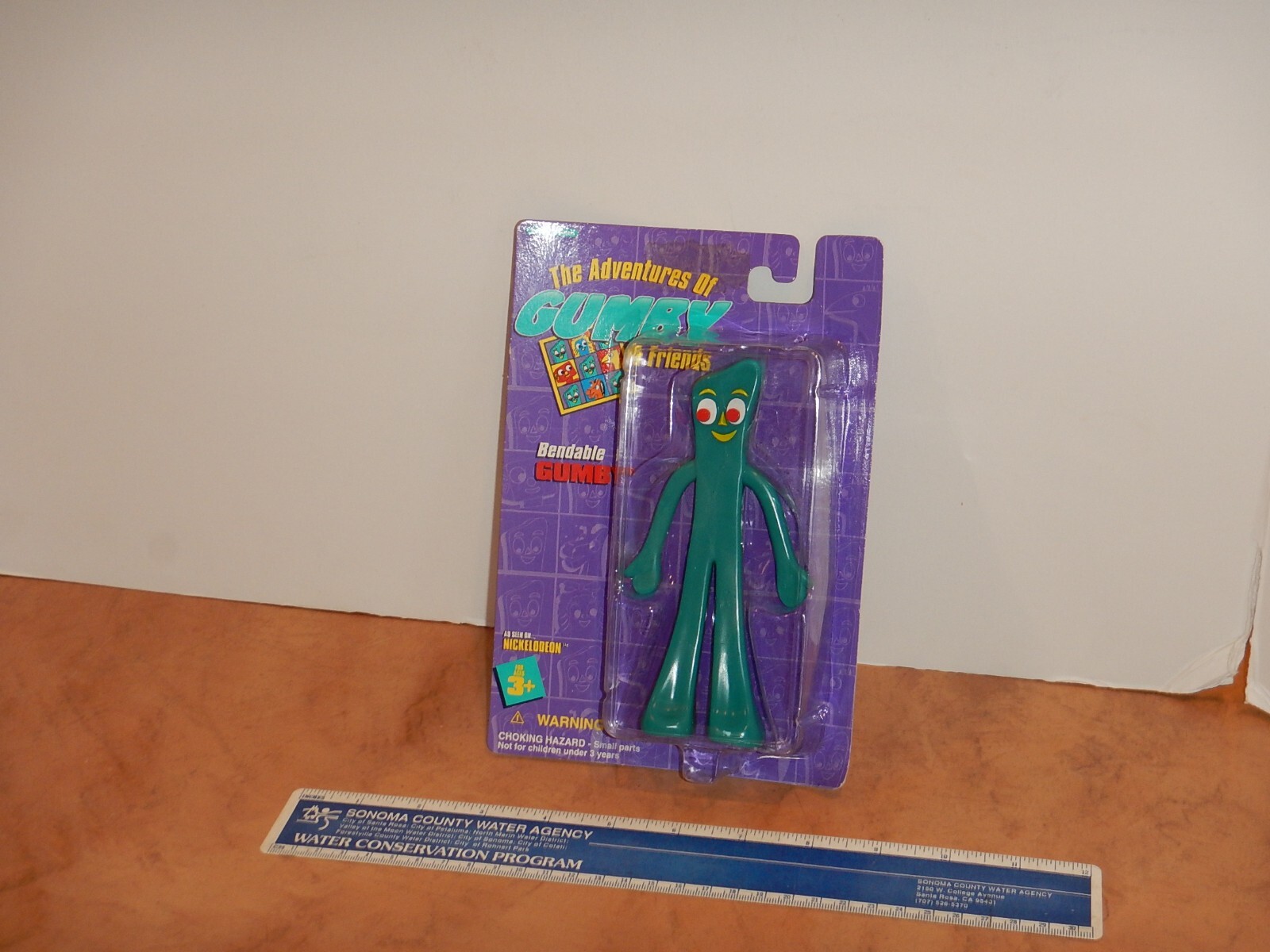 TRENDMASTERS 1995 THE ADVENTURES OF GUMBY & FRIENDS; BENDABLE GUMBY FIGURE, NOS TRENDMASTERS 1995 THE ADVENTURES OF GUMBY & FRIENDS; BENDABLE GUMBY FIGURE, NOS