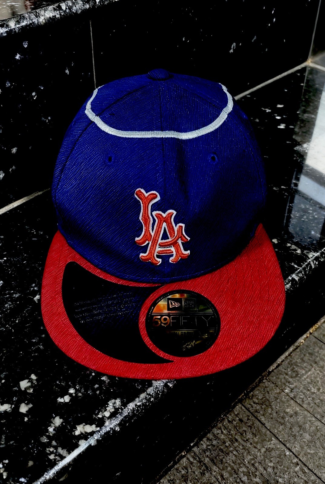 LOS ANGELES ANGELS RARE NEW ERA 100% Wool HALO CAP 7 LOS ANGELES ANGELS RARE NEW ERA 100% Wool HALO CAP 7