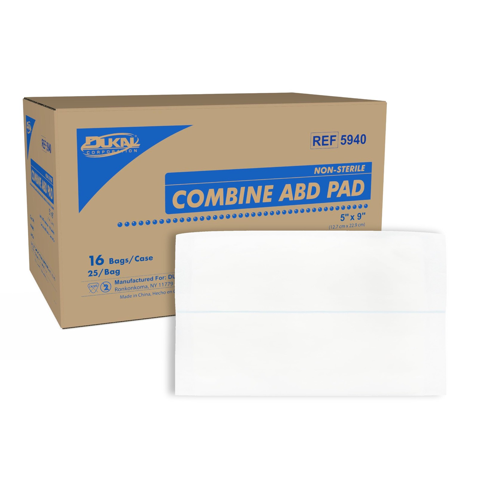 -5940 ABD Pad, Non-Sterile, 5\