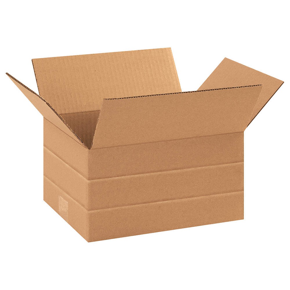 GRAINGER APPROVED 55VG62 PK 25 Shipping Box,11 1/4x8 3/4x6-2 in 55VG62