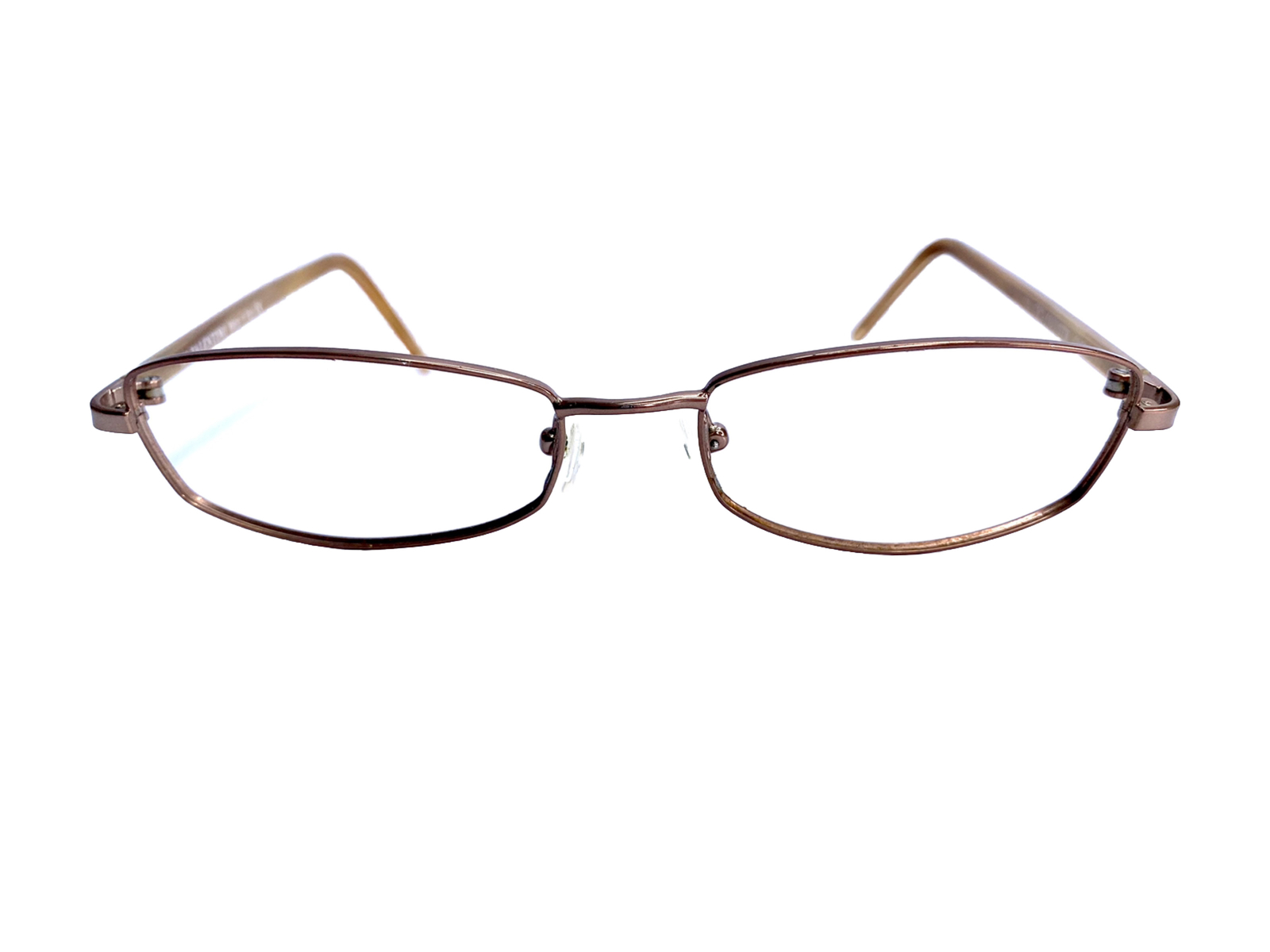 Valentino Beige Gold Oval Metal Frame Eyeglasses Italy 5503/STR 0NDY 52 16 130