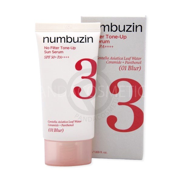 numbuzin No.3 Filter Tone Up Sun Serum SPF 50+ PA++++ | 50ml