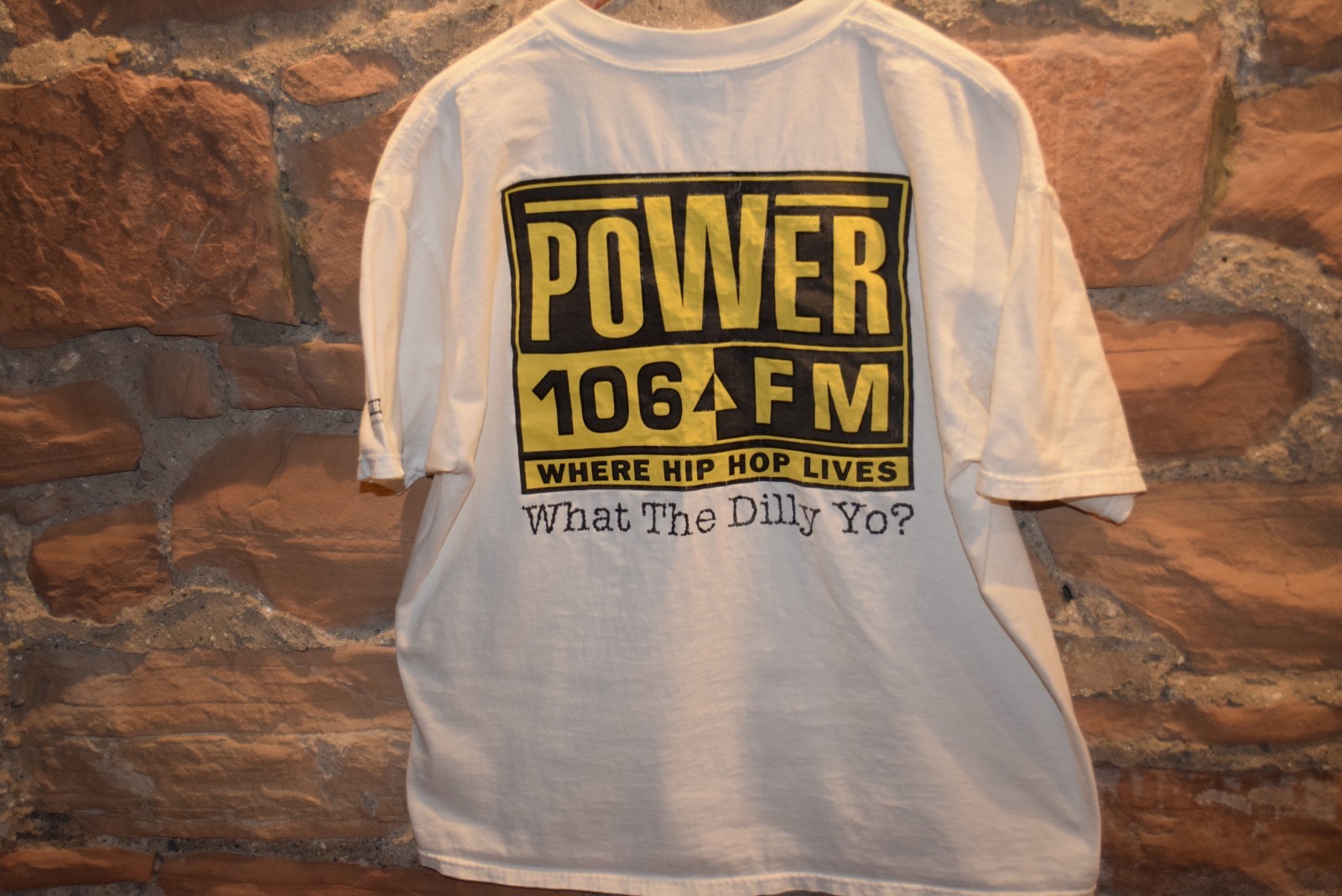 Power 106 FM Radio vtg Los Angeles Hip Hop t shirt Men\'s XL