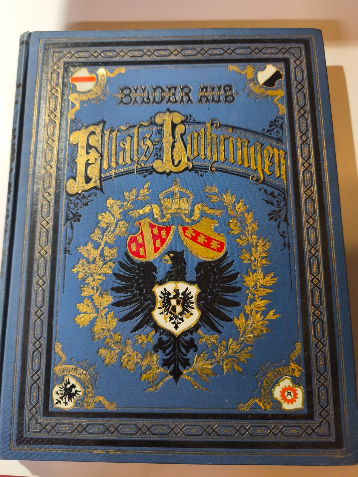 Bilder aus Elsass-Lothringen Karl Stieler 1876 Assmus Holzschnitte Prachteinband