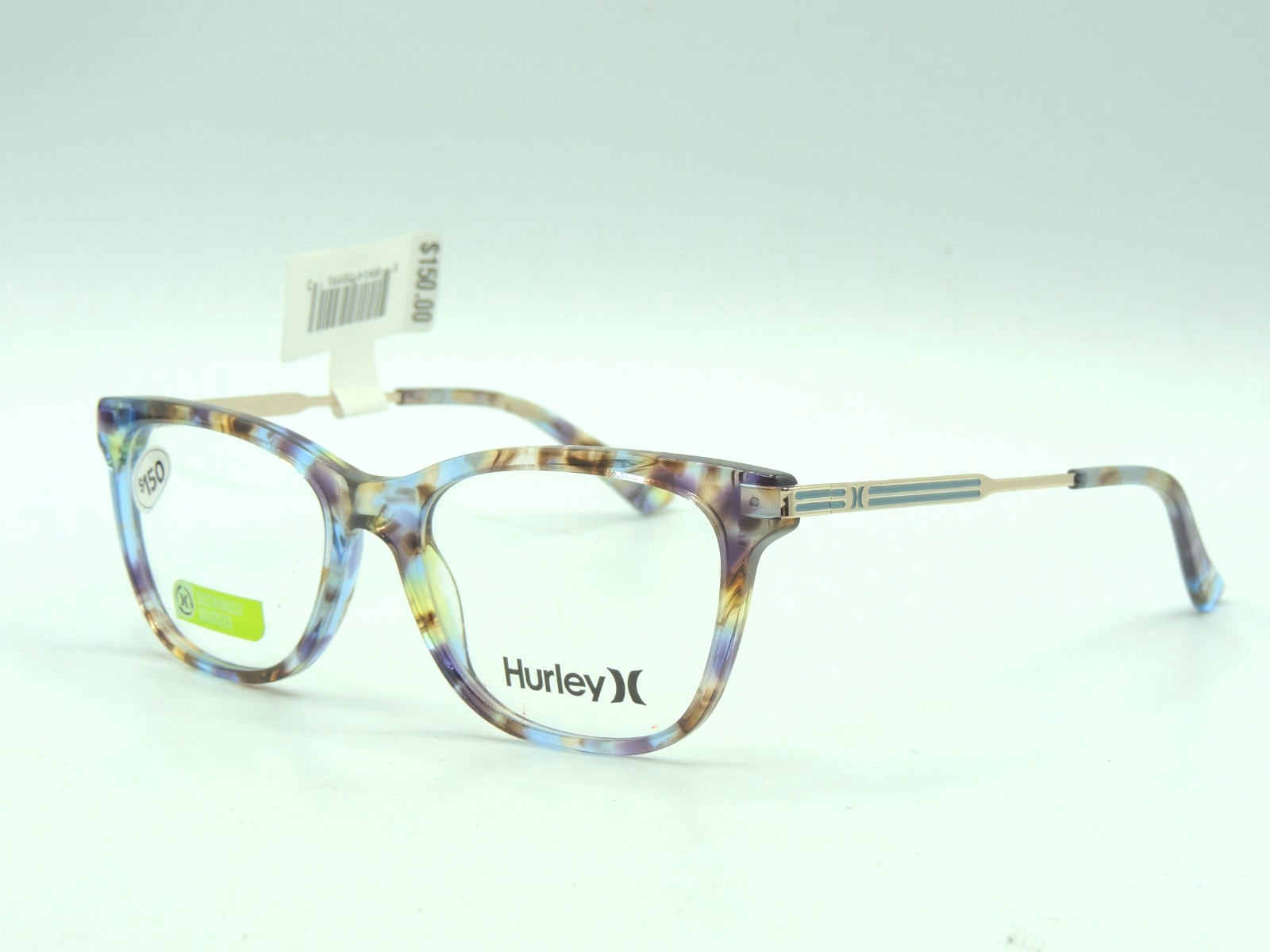 Hurley HLO 621 464 Catalina Blue Tortoise Eyeglass Frame 51 17 140