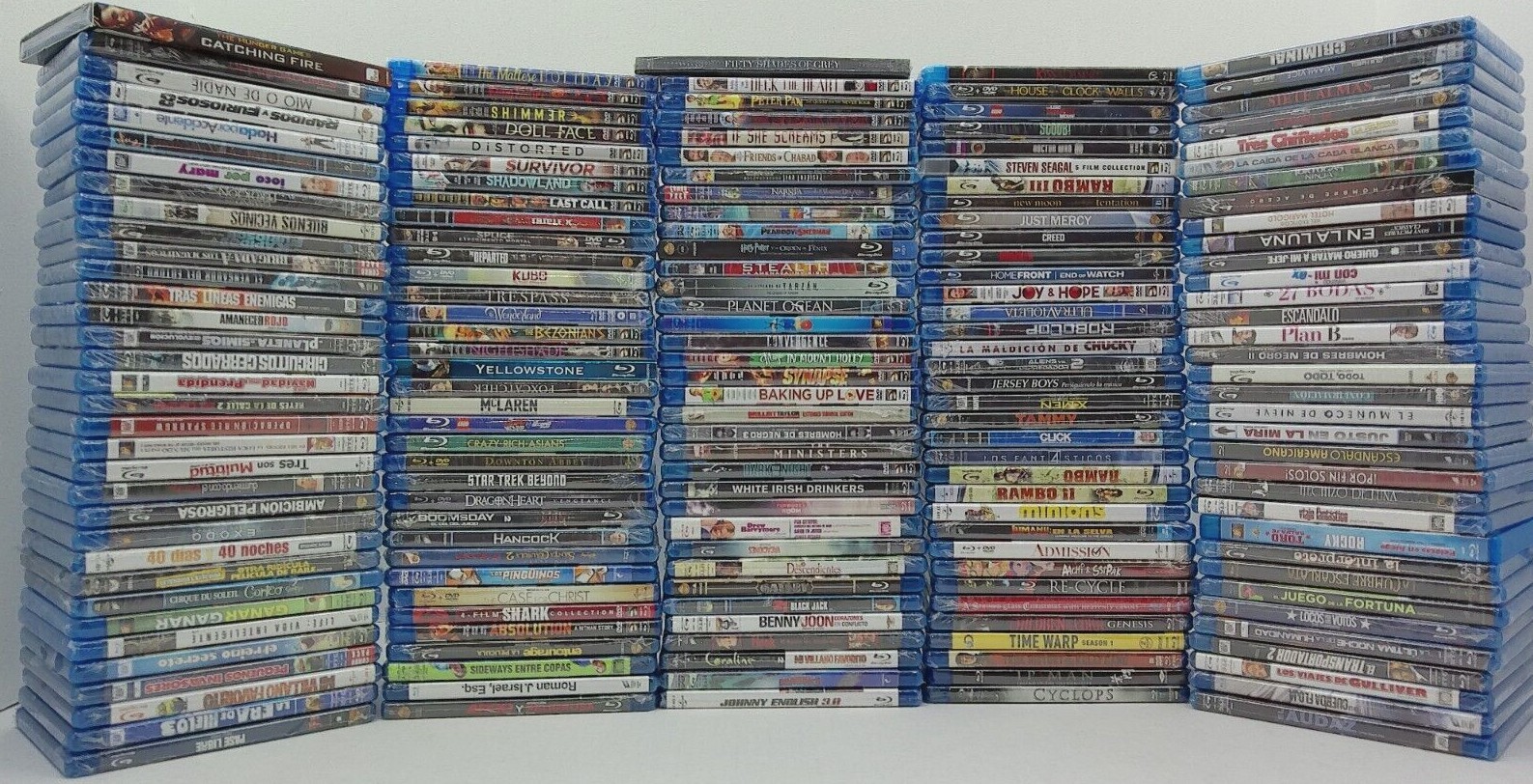 Wholesale Lot of A+ Assorted BLU-RAY Mixed Genres, NEW & Sealed,  