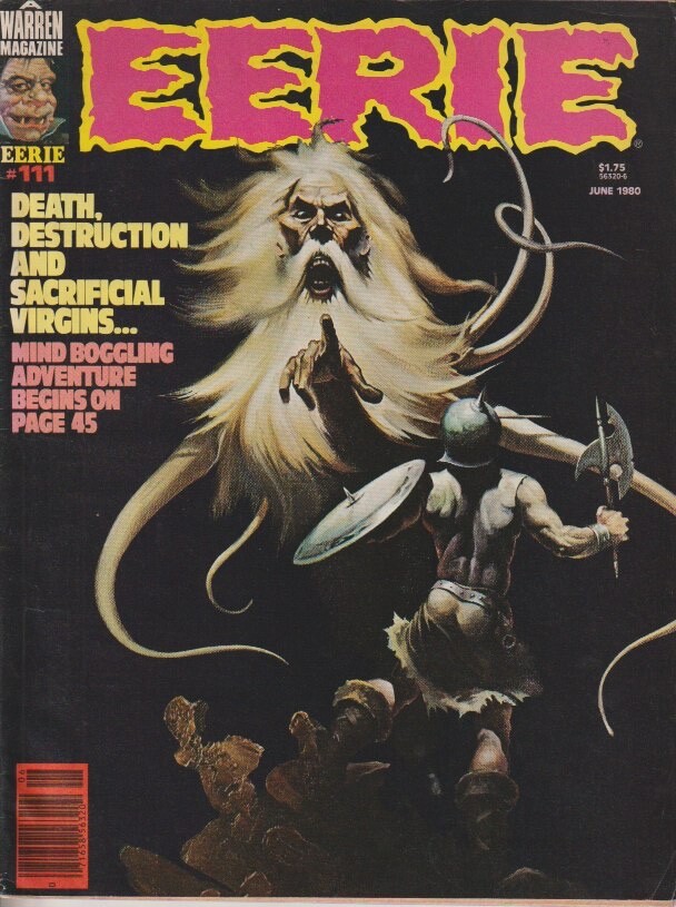 Eerie #111 Death Destruction & Sacrificial Virgins June 1980 KL2855