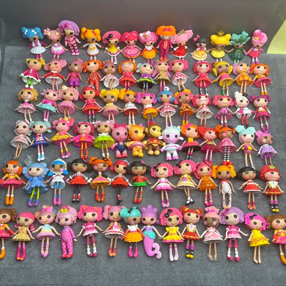 Lalaloopsy Dolls Set 5 pcs | 8-10cm Mini Sisters & Pets | PVC Girls Gift Toy Lalaloopsy Dolls Set 5 pcs | 8-10cm Mini Sisters & Pets | PVC Girls Gift Toy