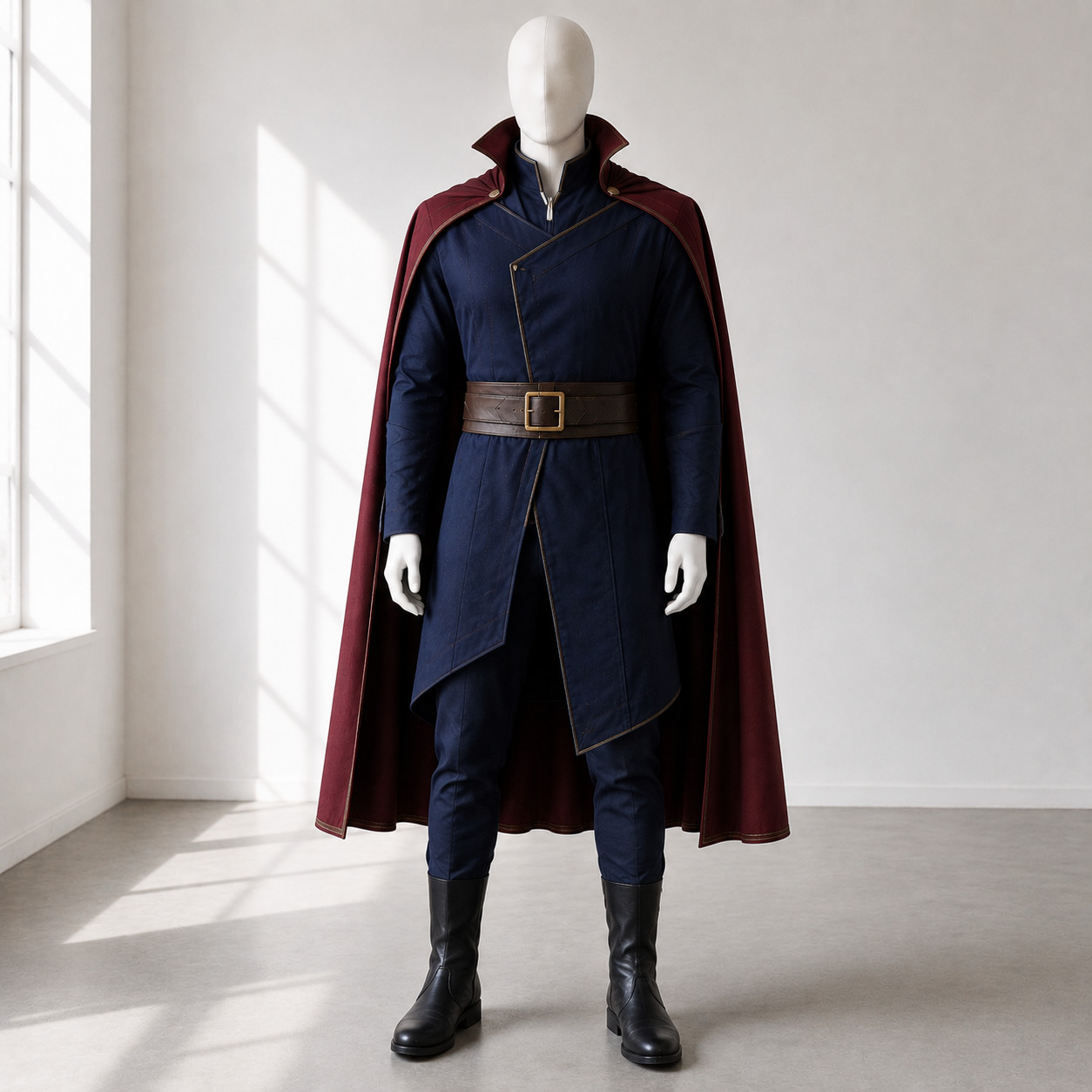 Doctor Strange Cosplay Costume Marvel Sorcerer Cloak Tunic Halloween Outfit Men