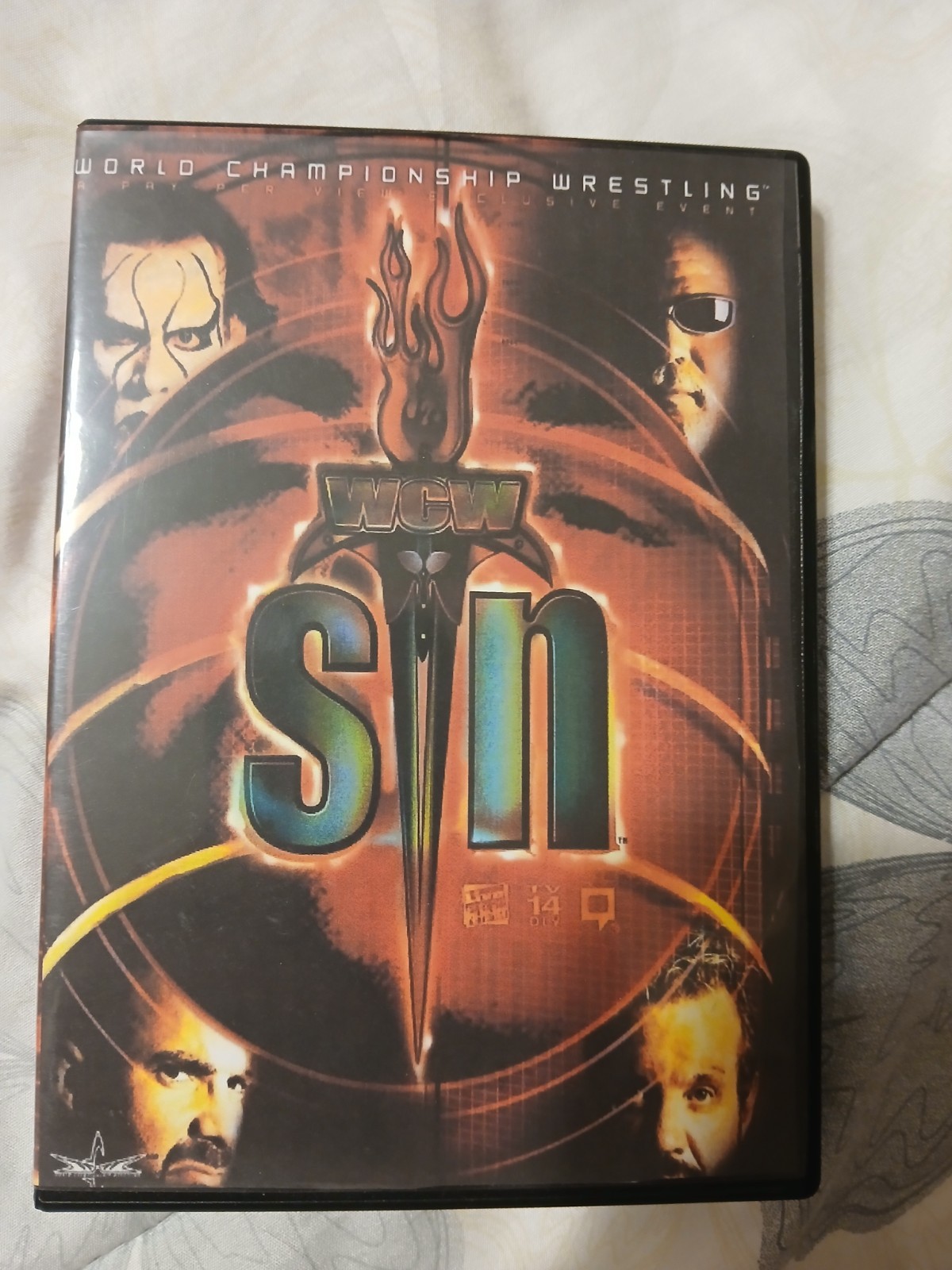Wcw Sin 2001 Dvd Case Only