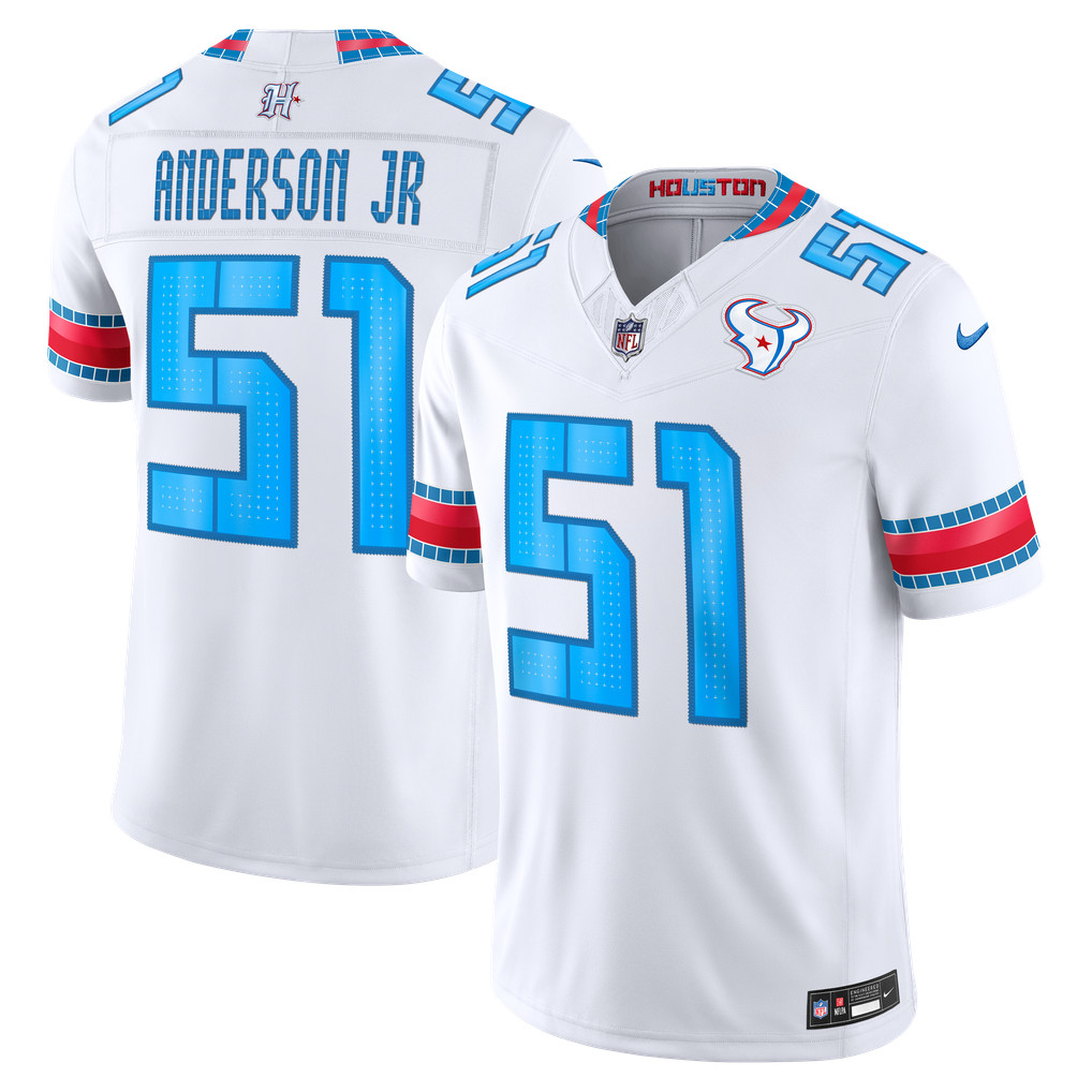 Anderson Jr. #51 Houston Texans 2026 Rivalries Collection Stitched Jersey