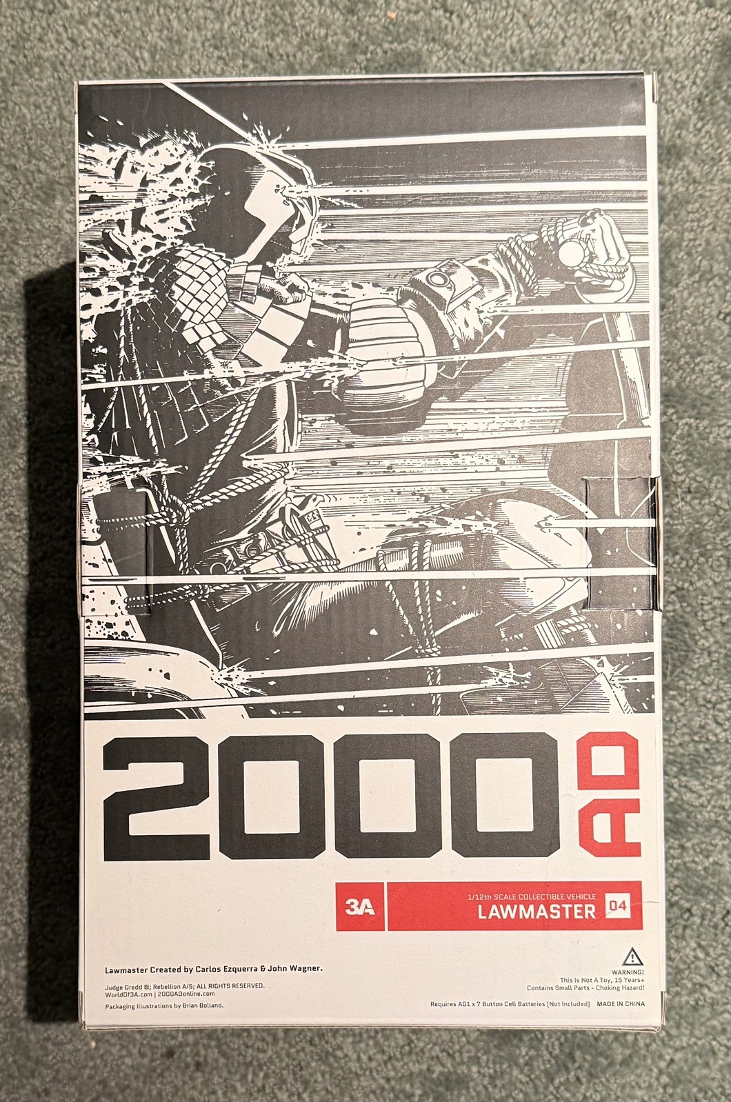 ThreeA 3A 2000AD Judge Dredd 1/12 Lawmaster Motorbike Motorcycle ThreeA 3A 2000AD Judge Dredd 1/12 Lawmaster Motorbike Motorcycle