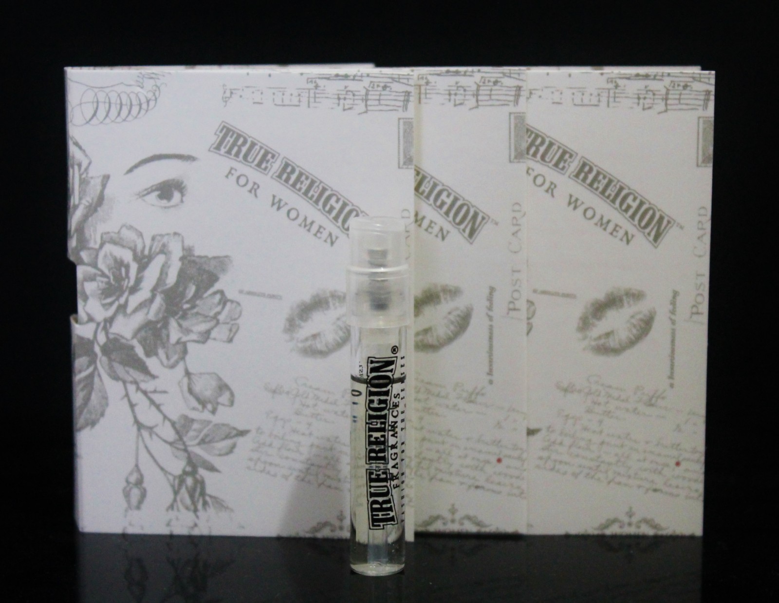 3x True Religion Classic Original Women Perfume Vials EDP Spray 0.05 oz / 1.52 m
