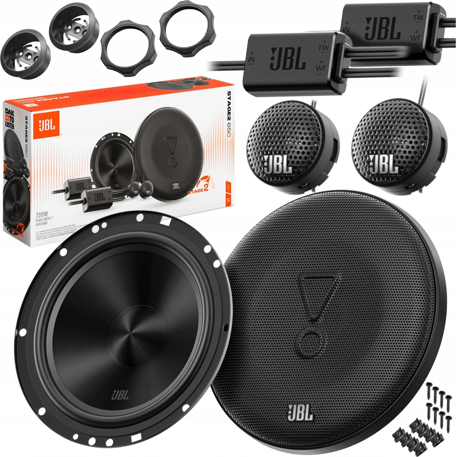JBL STage2 65C Component Speakers 720W 6-1/2