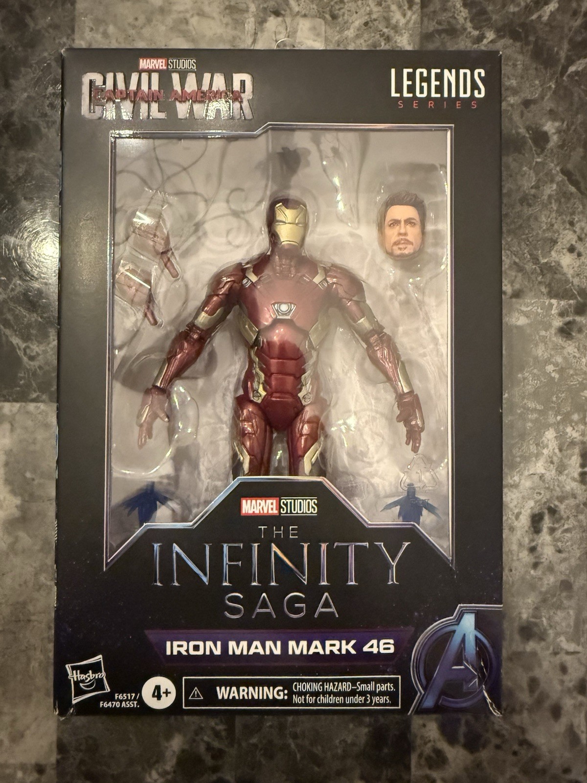 Marvel Legends Iron Man Mark 46 Civil War Infinity Saga NEW Marvel Legends Iron Man Mark 46 Civil War Infinity Saga NEW