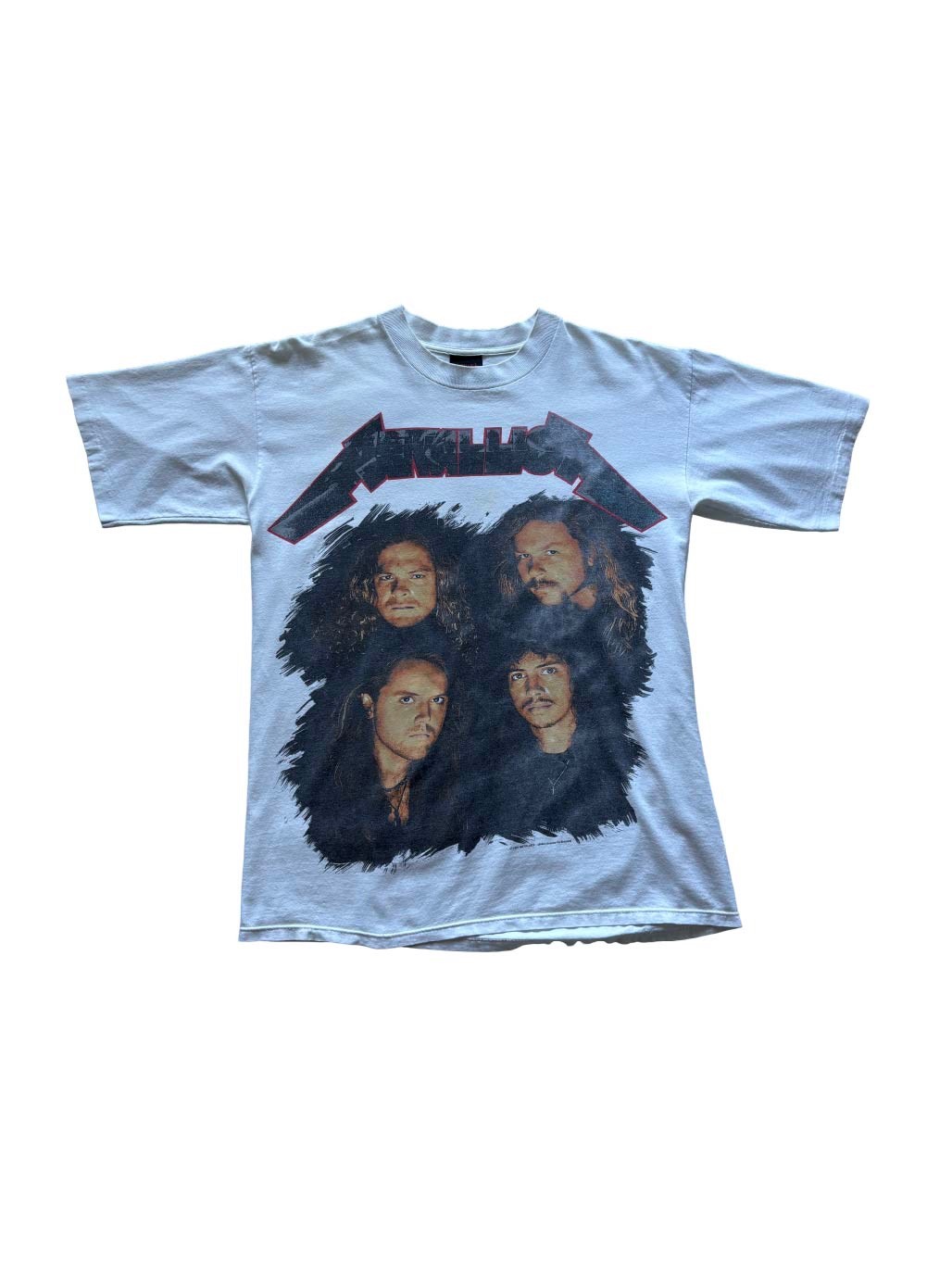 VTG Metallica Wherever I May Roam Stage Set White Tee 1991-1992 Size L White VTG Metallica Wherever I May Roam Stage Set White Tee 1991-1992 Size L White
