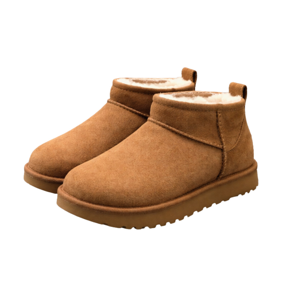 UGG Classic Ultra Mini Boot Chestnut Womens Ankle Suede Boots 1116109 New