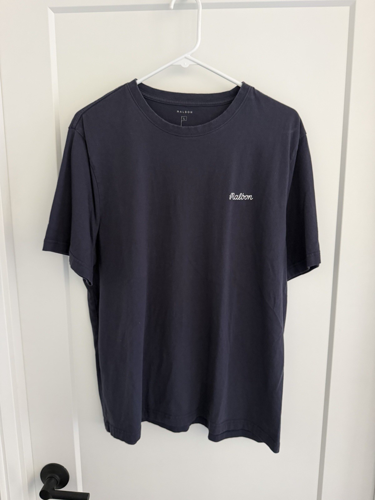 Malbon Golf T-Shirt - Navy Blue - Men’s Large - Malbon Back Hit Malbon Golf T-Shirt - Navy Blue - Men’s Large - Malbon Back Hit
