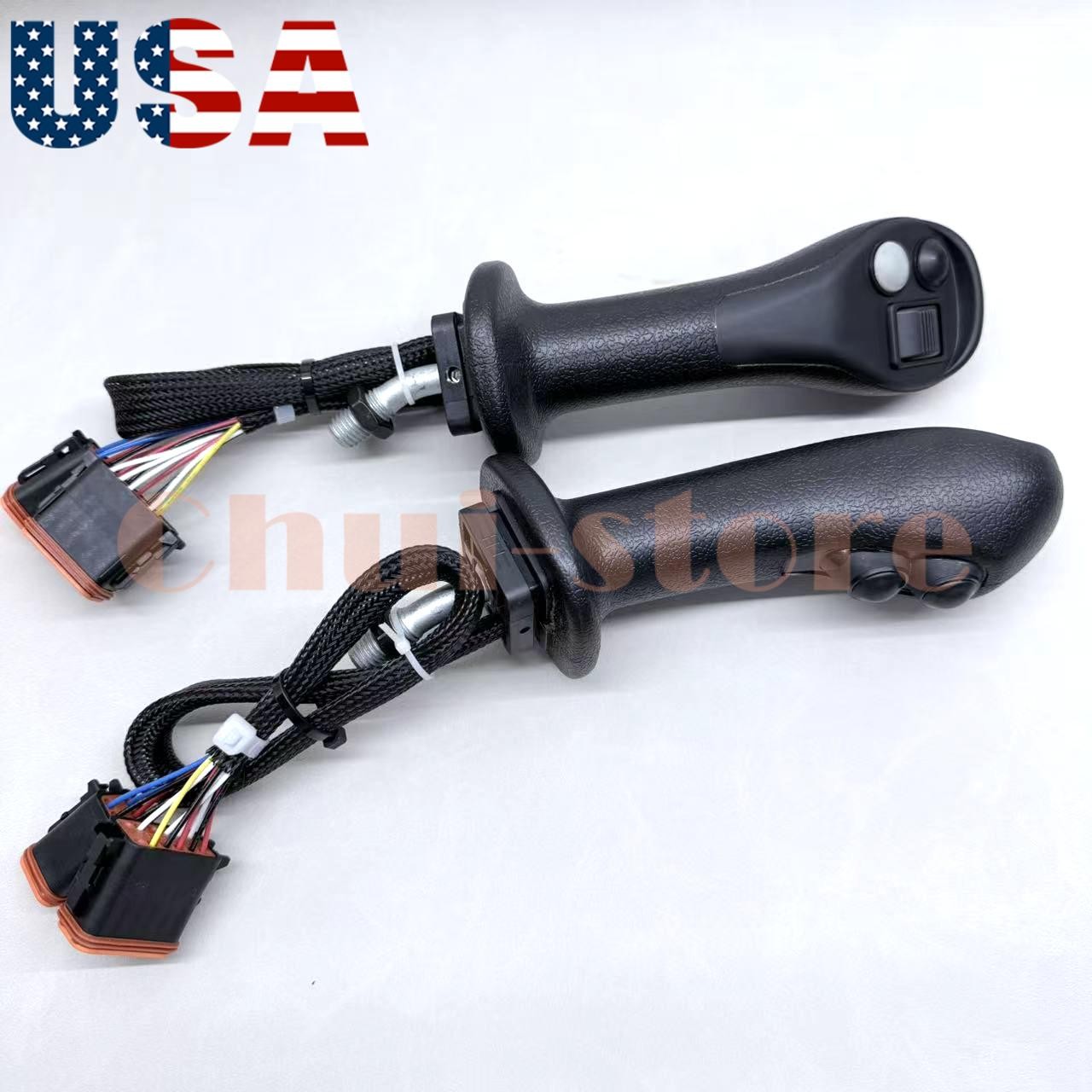 Pair Joystick Control Handle 611-7548 611-7549 For CAT 326 GC 340 336 323GC 320 Pair Joystick Control Handle 611-7548 611-7549 For CAT 326 GC 340 336 323GC 320