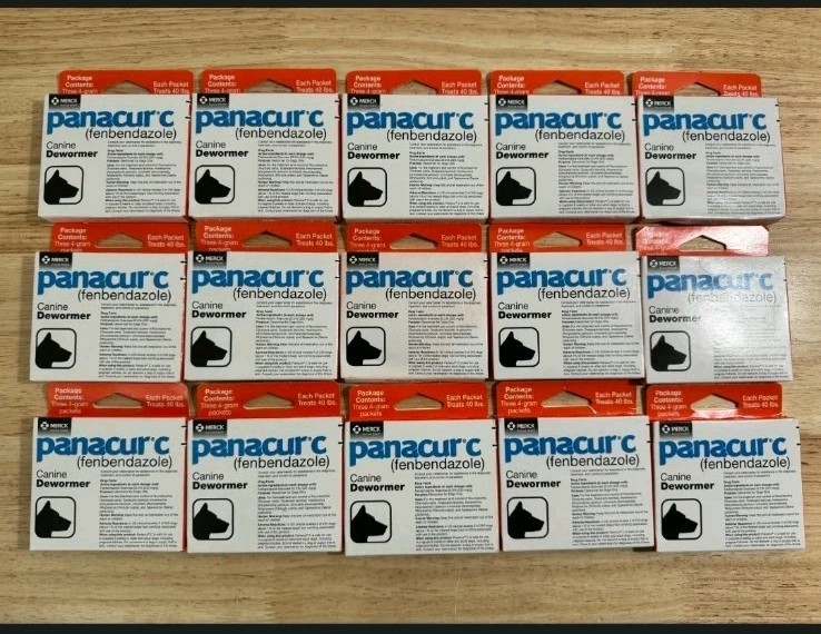 15-Pack Panacur C 4 gram Canine 40lbs Dewormer Treatment (3 packets) Exp 6/2027 15-Pack Panacur C 4 gram Canine 40lbs Dewormer Treatment (3 packets) Exp 6/2027