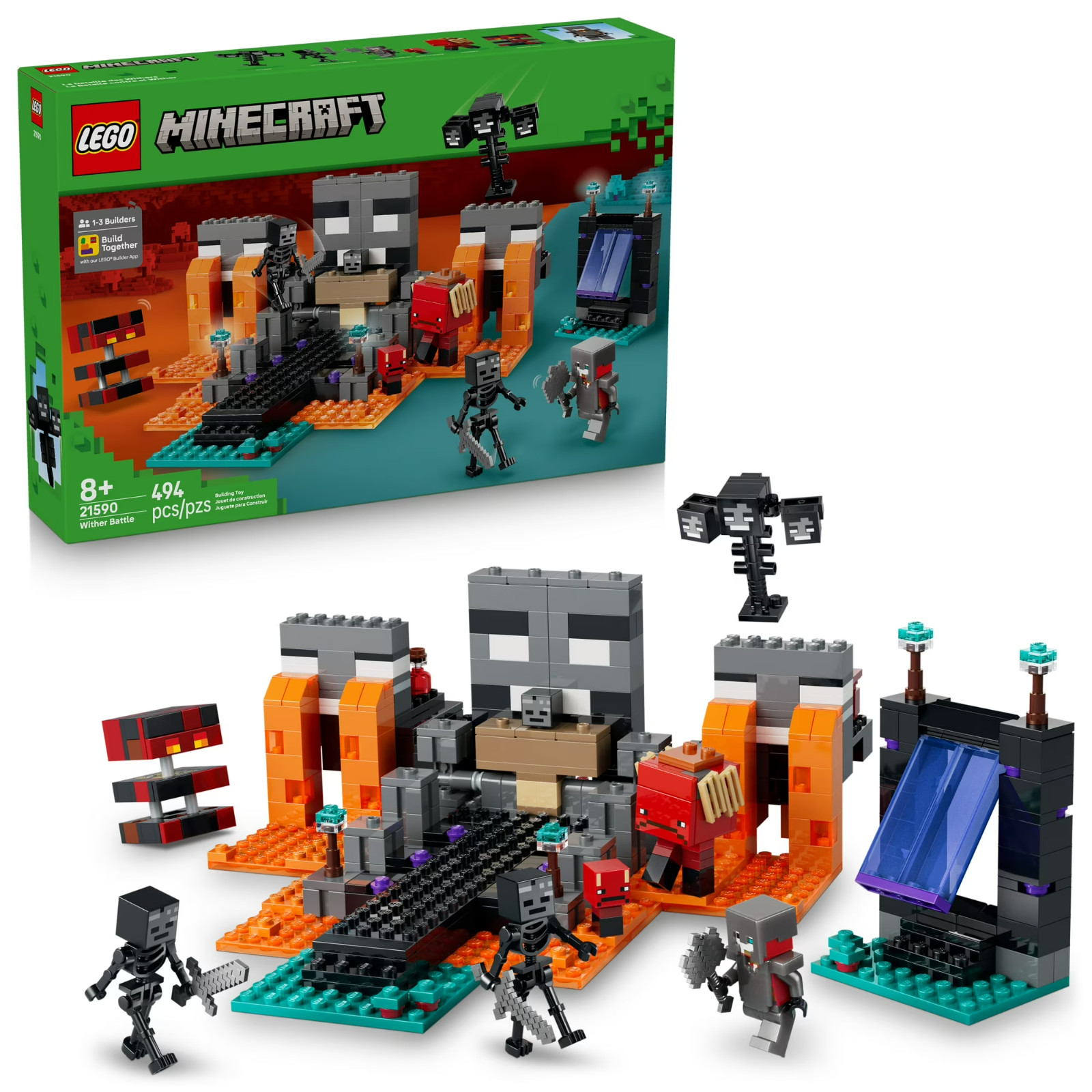 LEGO Minecraft Wither Battle Set 21590 Collectible Toy New In Box