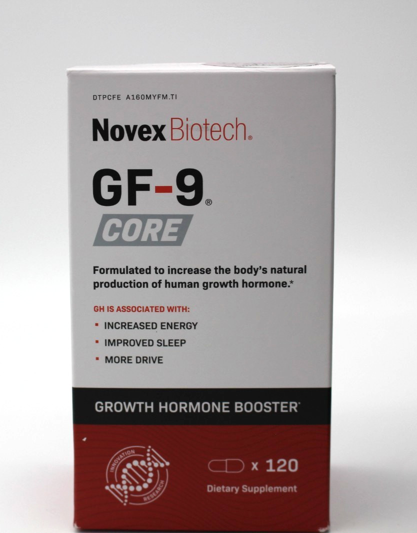 Novex Biotech GF-9 CORE GH Booster 120 Capsules - EXP 2027 Novex Biotech GF-9 CORE GH Booster 120 Capsules - EXP 2027