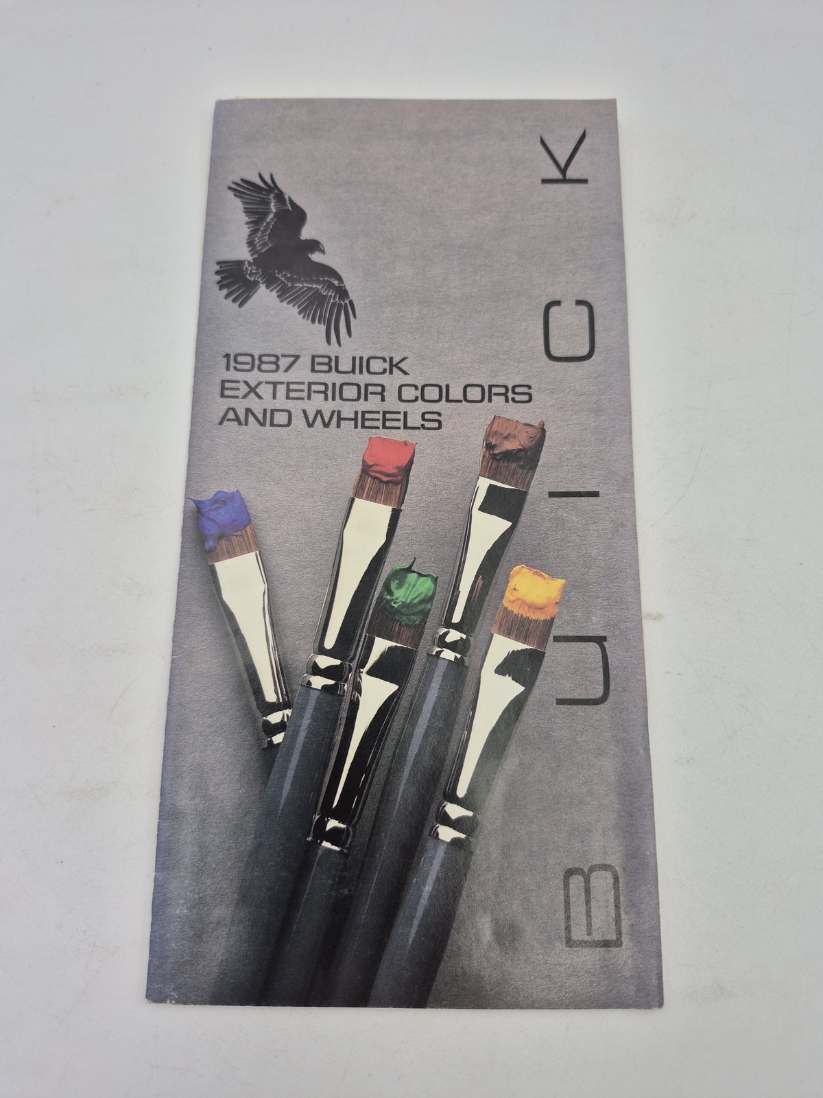 1987 Buick Exterior Colors & Wheels Sales Brochure Original Advertising Folder
