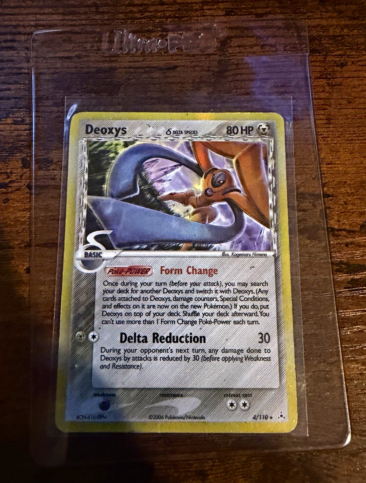 Nintendo Deoxys 4/110 Delta Species Rare Regular 80 HP English 2006