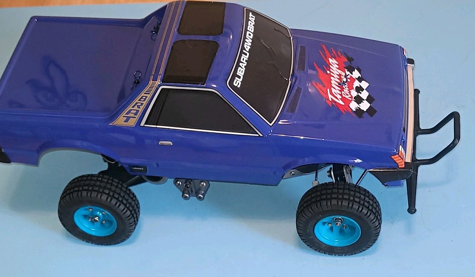 Vintage Tamiya Subaru Brat 1:10 Brushed 2WD Off-Road Truck Blue, NO Radio Vintage Tamiya Subaru Brat 1:10 Brushed 2WD Off-Road Truck Blue, NO Radio