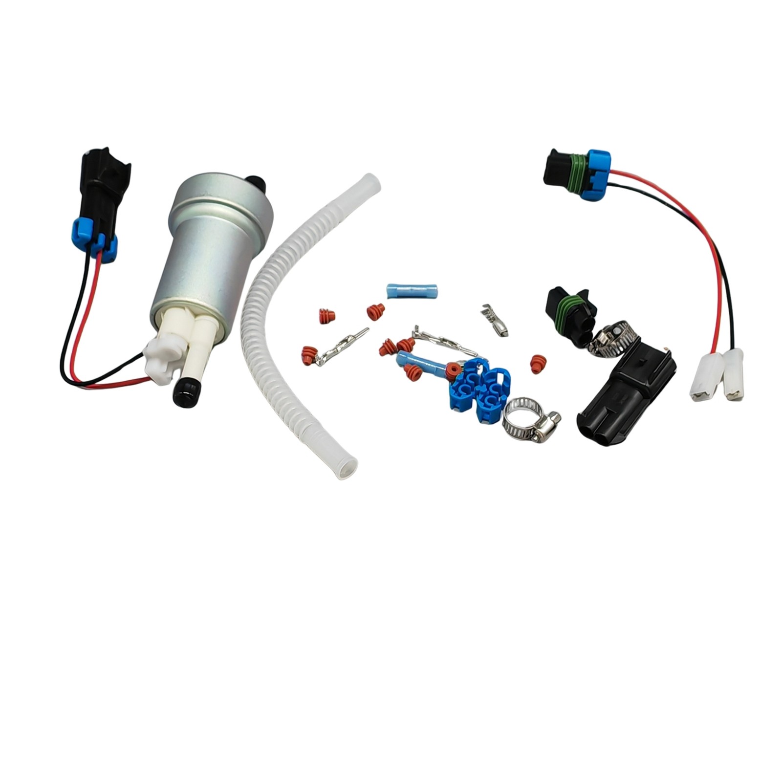 New WALBRO F90000274 450LPH High Pressure Fuel Pump + QFS Install Kit E85 USA