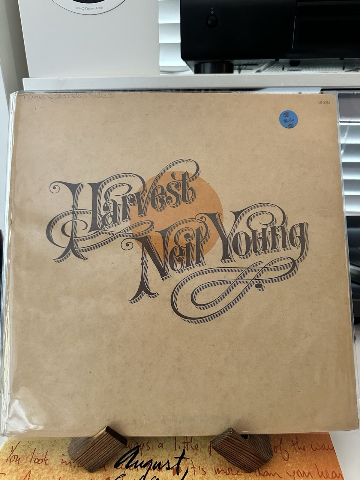 Neil Young Harvest Vinyl LP Record 1972 Neil Young Harvest Vinyl LP Record 1972