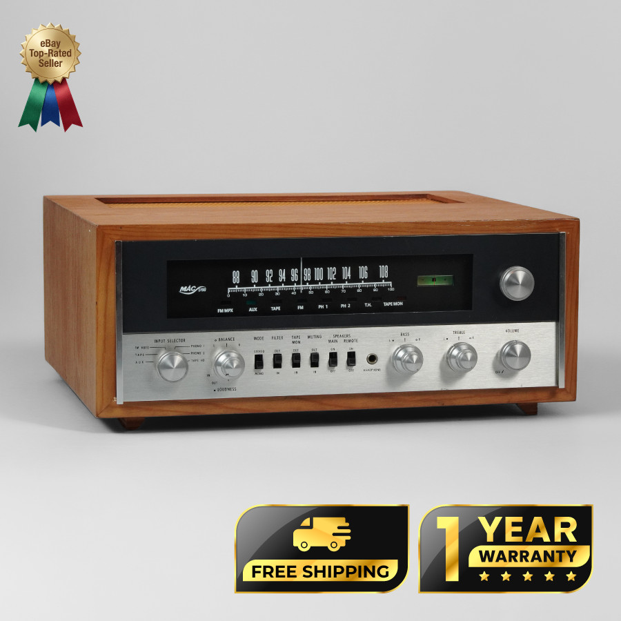 MCINTOSH MAC1700 Vintage Stereo Receiver – Restored – 1-Year Warranty MCINTOSH MAC1700 Vintage Stereo Receiver – Restored – 1-Year Warranty