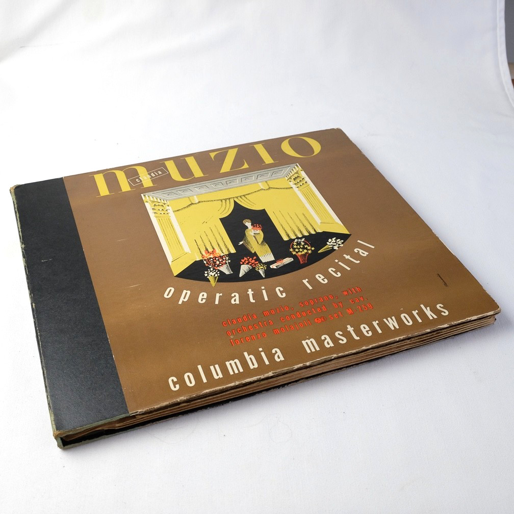 Claudia Muzio: Operatic Recital (1936, M-259), Set of 4 Shellac 12\ Claudia Muzio: Operatic Recital (1936, M-259), Set of 4 Shellac 12\
