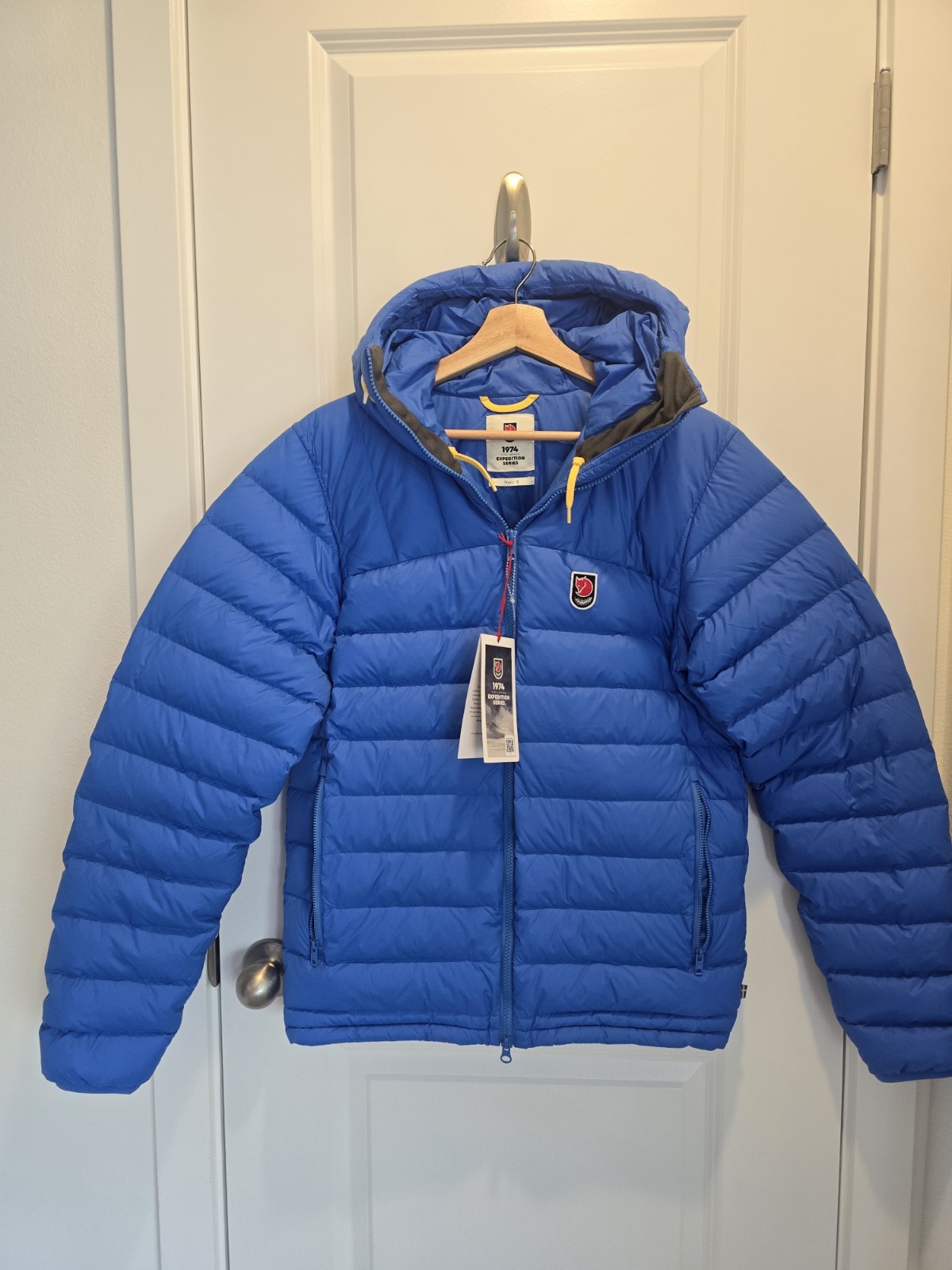 Fjällräven 1974 Expedition Pack Down Hoodie Mens Small Un Blue Fjällräven 1974 Expedition Pack Down Hoodie Mens Small Un Blue