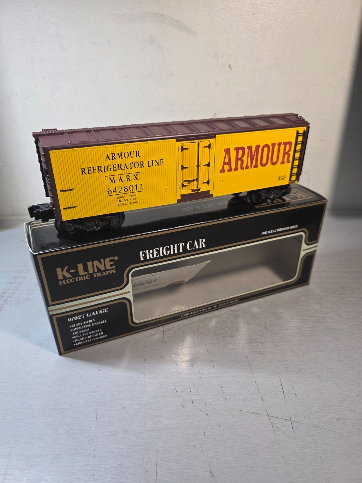 K-LINE K642-8011 Armour Wood-Sided Reefer+++++ BRAND NEW +++++ OB +++++ K-LINE K642-8011 Armour Wood-Sided Reefer+++++ BRAND NEW +++++ OB +++++