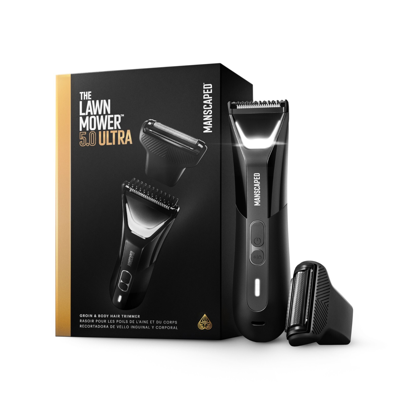 MANSCAPED® The Lawn Mower® 5.0 Ultra Groin & Body Hair Trimmer with Dual-blades MANSCAPED® The Lawn Mower® 5.0 Ultra Groin & Body Hair Trimmer with Dual-blades
