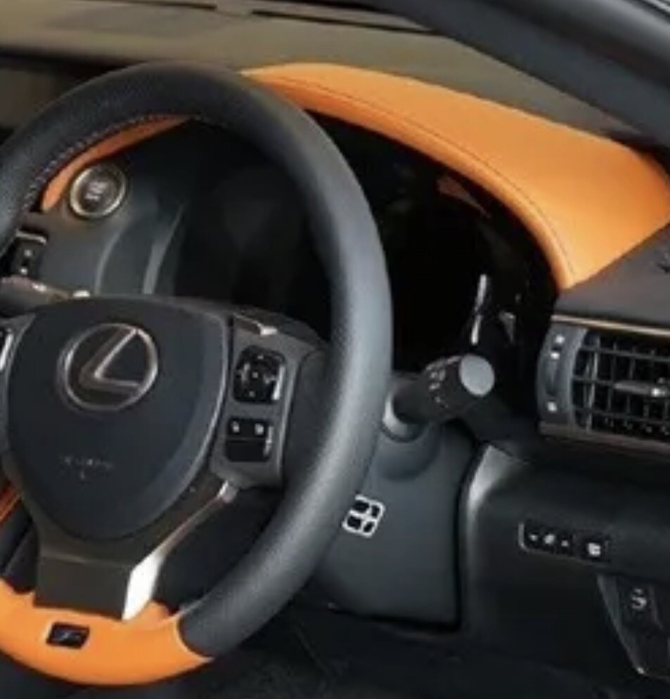 RARE - 2015 LEXUS RCF Japanese RHD Dash Bezel-Orange BRAND NEW OEM-FREE SHIPPING