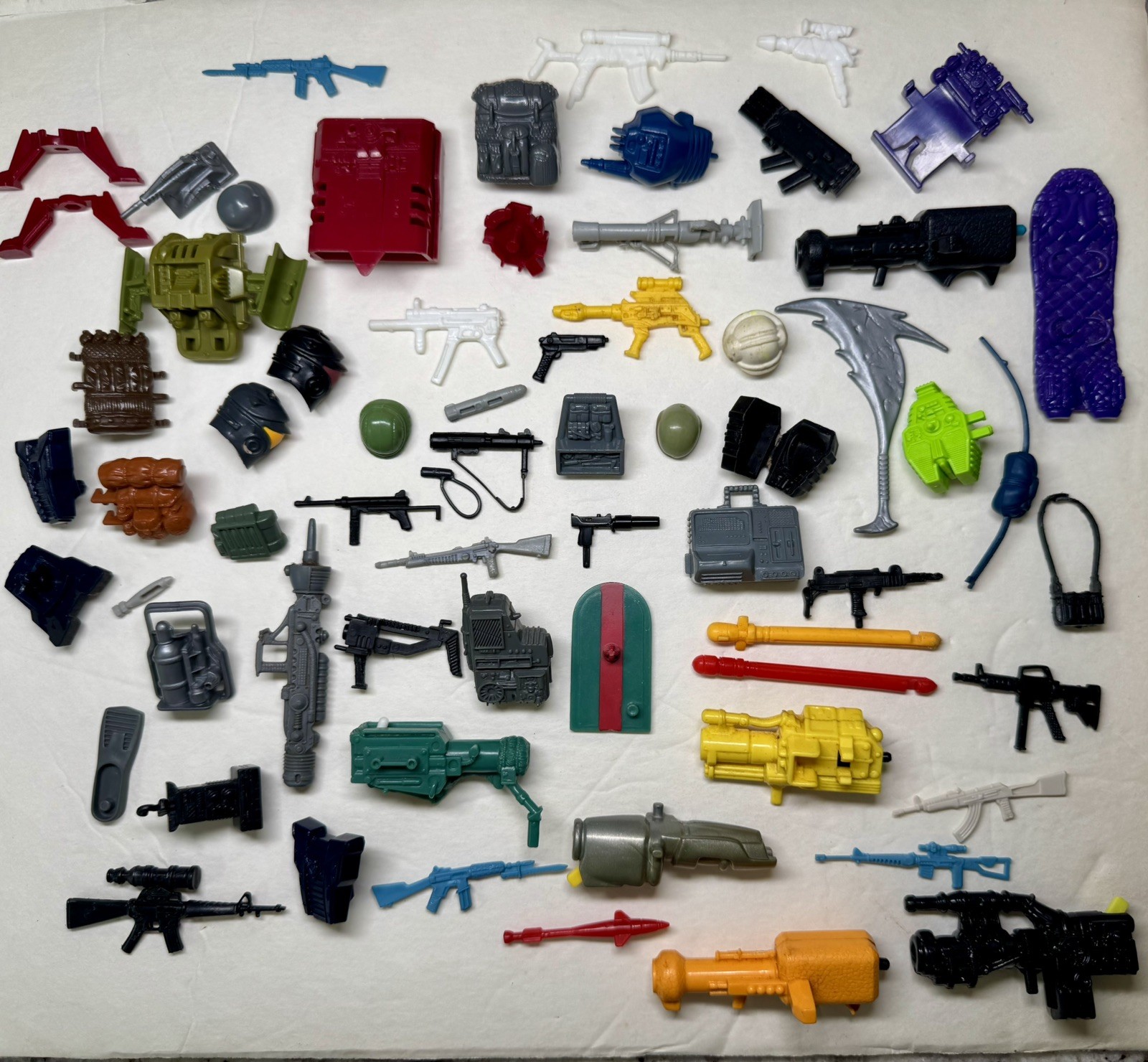 Vintage Hasbro GI Joe Cobra ARAH accessories and parts lot #1
