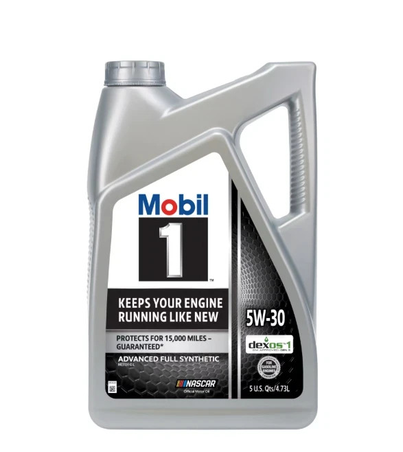 Mobil 1 Advanced Full Synthetic Motor Oil 5W-30,5 Quart, Sludge Prevention