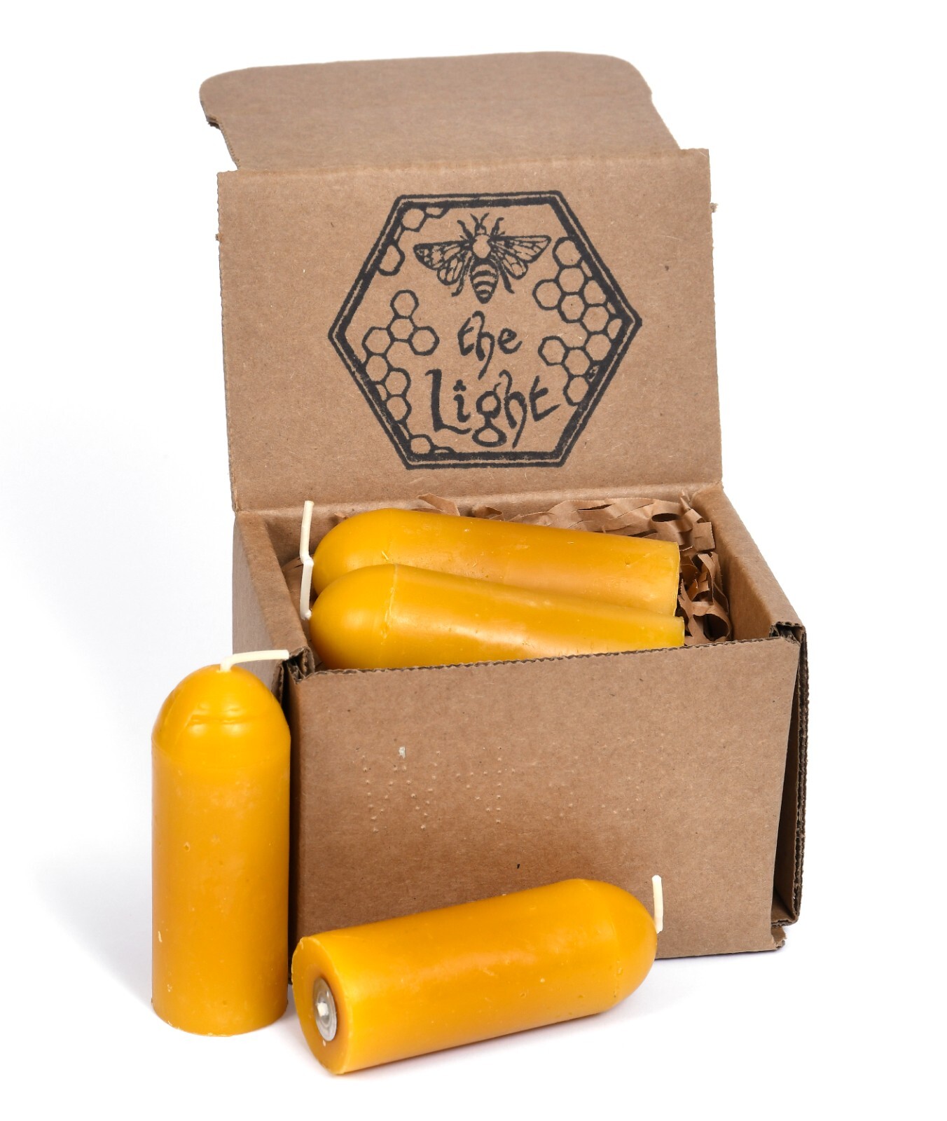 100% Pure Beeswax Lantern Candles (12 Hours Burn Time Each) - All Natural