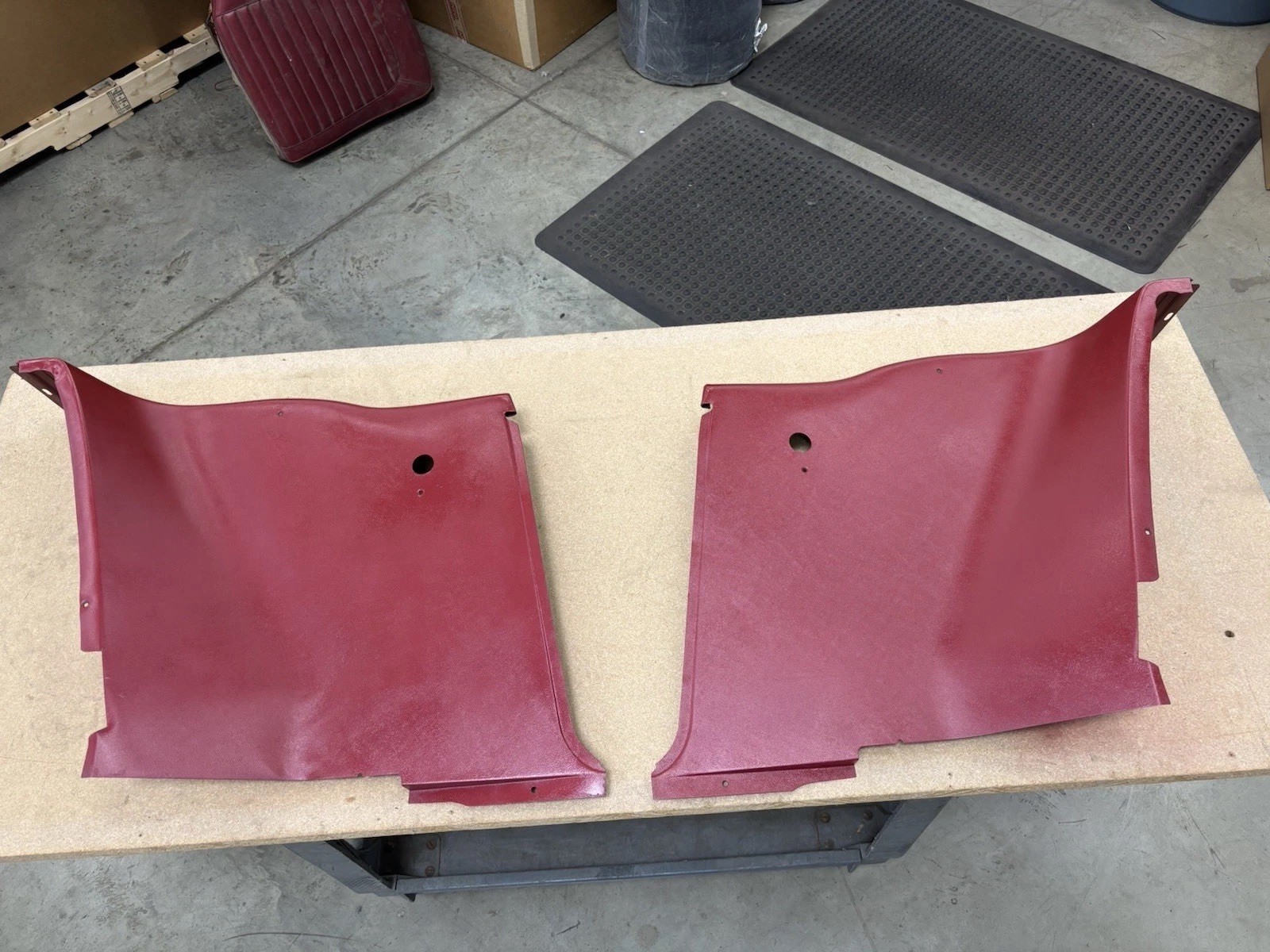 1965-1968 Original Ford Mustang Coupe Rear Quarter Trim Panels