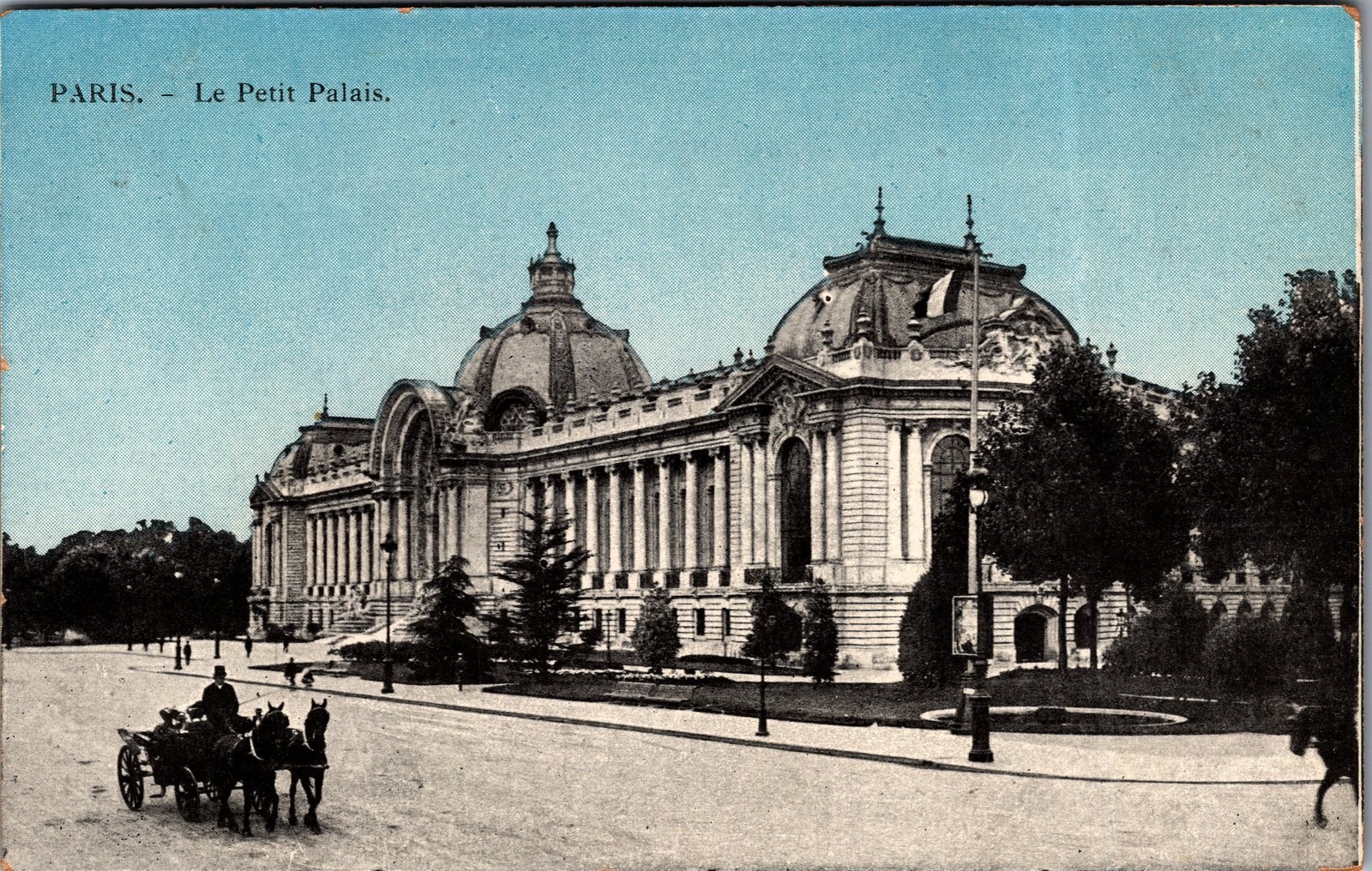 Antique Paris Le Petit Palais Postcard France c. 1905 Antique Paris Le Petit Palais Postcard France c. 1905