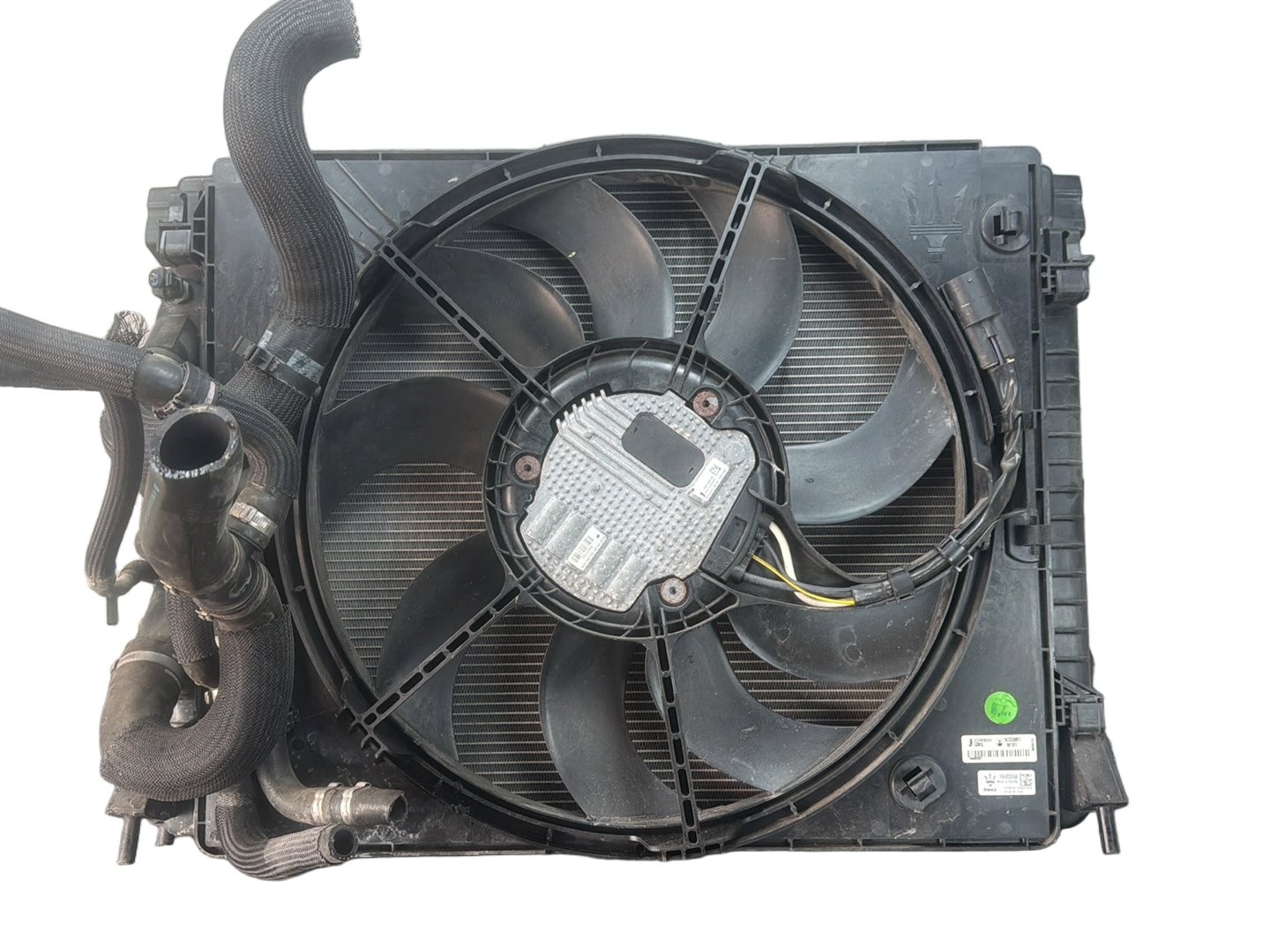 2014-2020 Maserati Ghibli Engine Radiator A/C Condenser Cooling Fan Shroud OEM 2014-2020 Maserati Ghibli Engine Radiator A/C Condenser Cooling Fan Shroud OEM