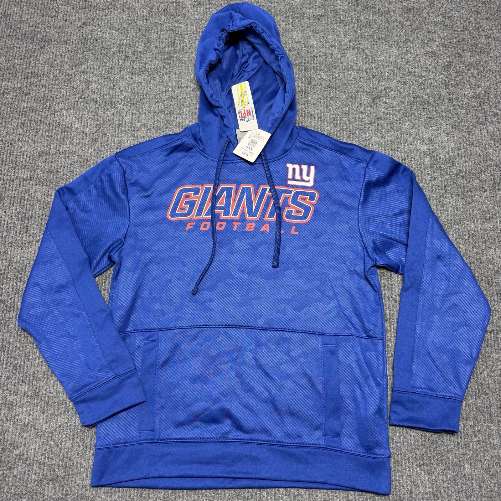 New New York Giants Blue NFL Men's Size Medium Hoodie Sweatshirt Pullover New New York Giants Blue NFL Men's Size Medium Hoodie Sweatshirt Pullover